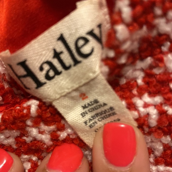 *SALE* Red and white Hatley dress - Picture 3 of 3